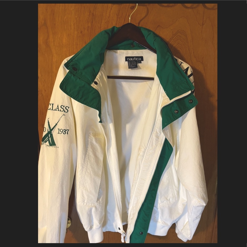 Nautica Challenge Vintage Hoodie 90s Sailing (XL)